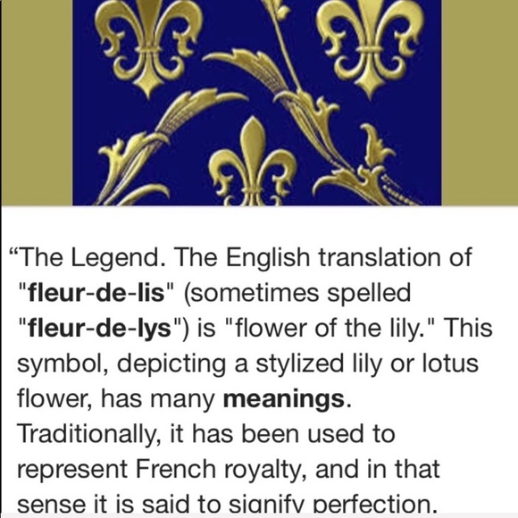 Men or women Obsidian gems fleur de lis bracelet - Picture 7 of 7